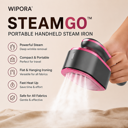 SteamGo™ – Portable Handheld Steam Iron
