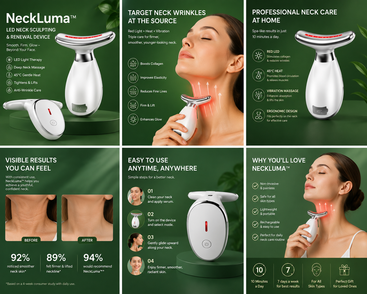 NeckLuma™ – LED Neck Sculpting & Renewal Device