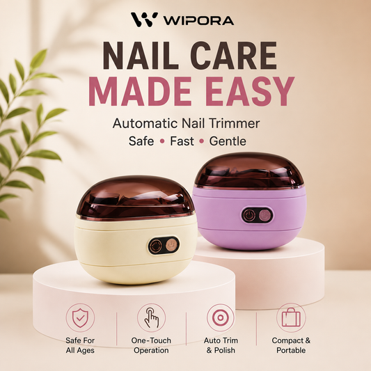 NailEase Automatic Nail Trimmer & Polisher – Safe Electric Nail Care for All Ages