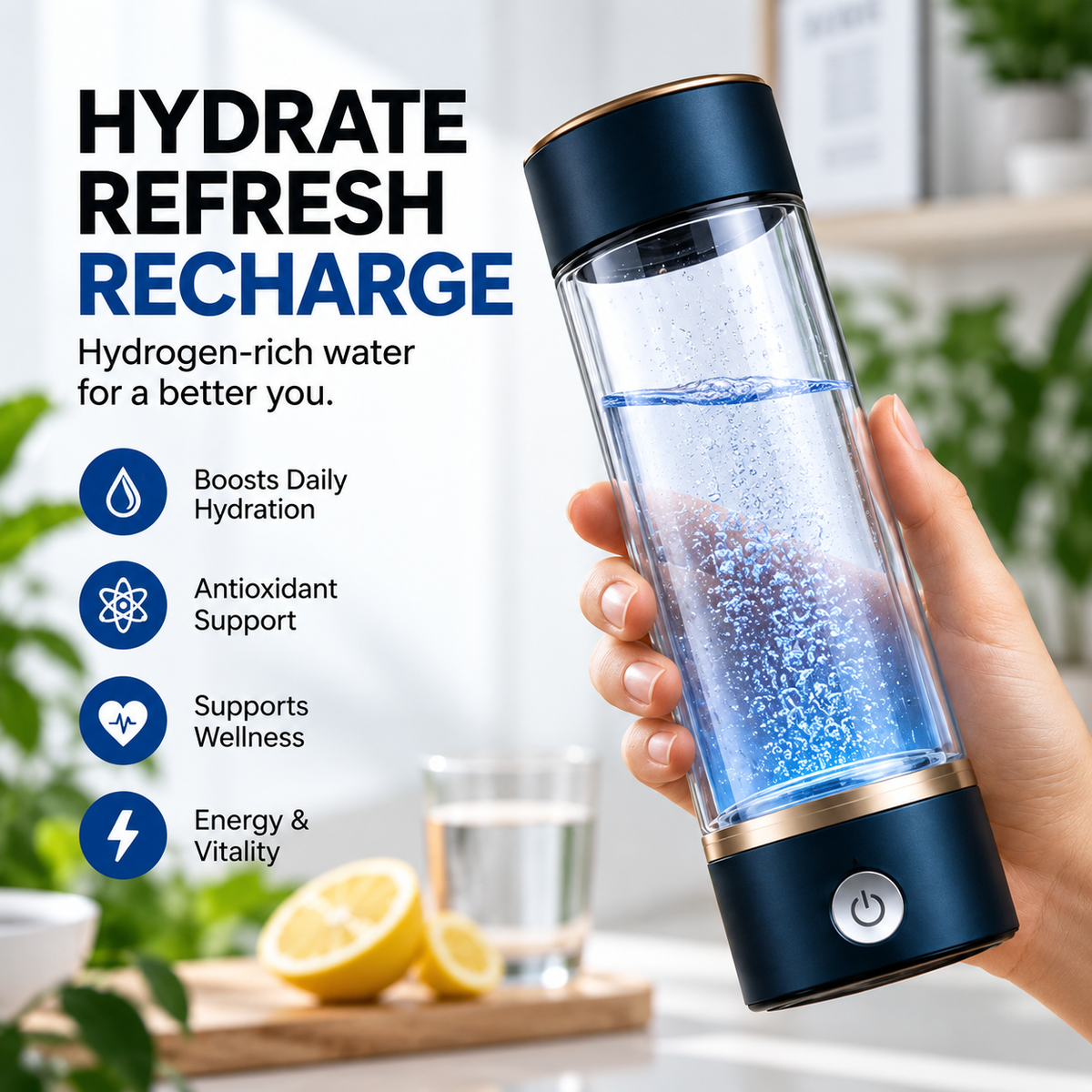 HydroZen™ – Portable Hydrogen Water Generator
