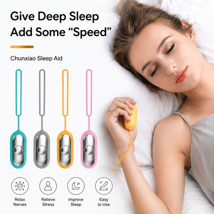 CalmPulse™ – Handheld Relaxation & Sleep Support Device