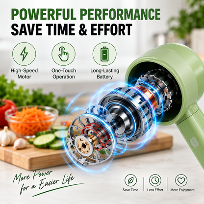 PrepGo™ – 4-in-1 Electric Food Prep Tool