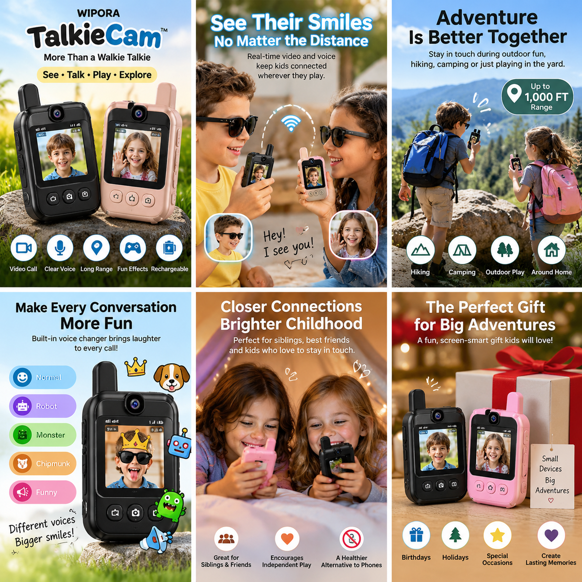TalkieCam™ – Kids Video Walkie Talkies