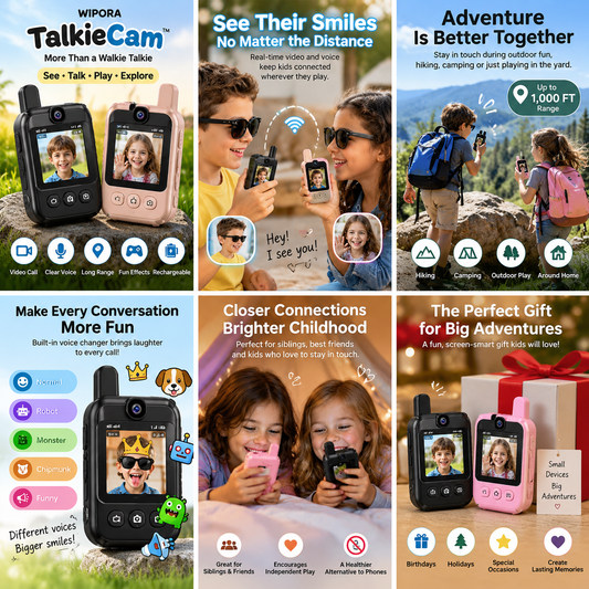 TalkieCam™ – Kids Video Walkie Talkies