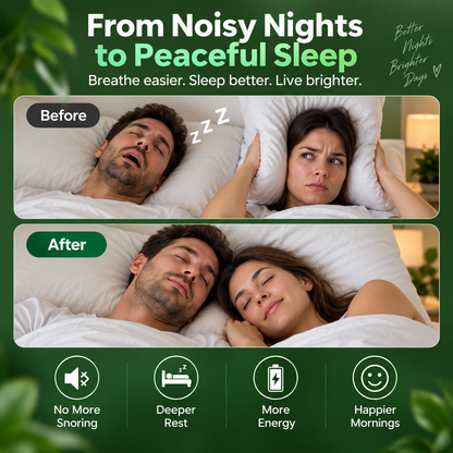 SnoreZen™ – Smart Anti-Snore Sleep Device