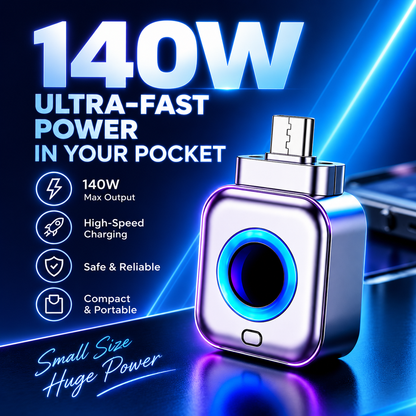 VoltPod™ – 140W Ultra-Fast Portable Power Bank