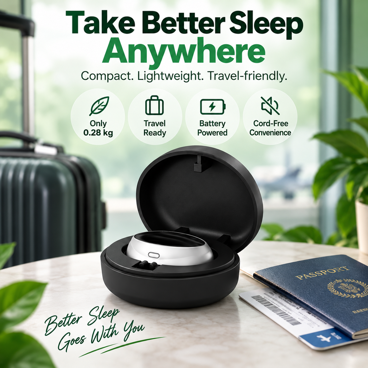 SnoreZen™ – Smart Anti-Snore Sleep Device