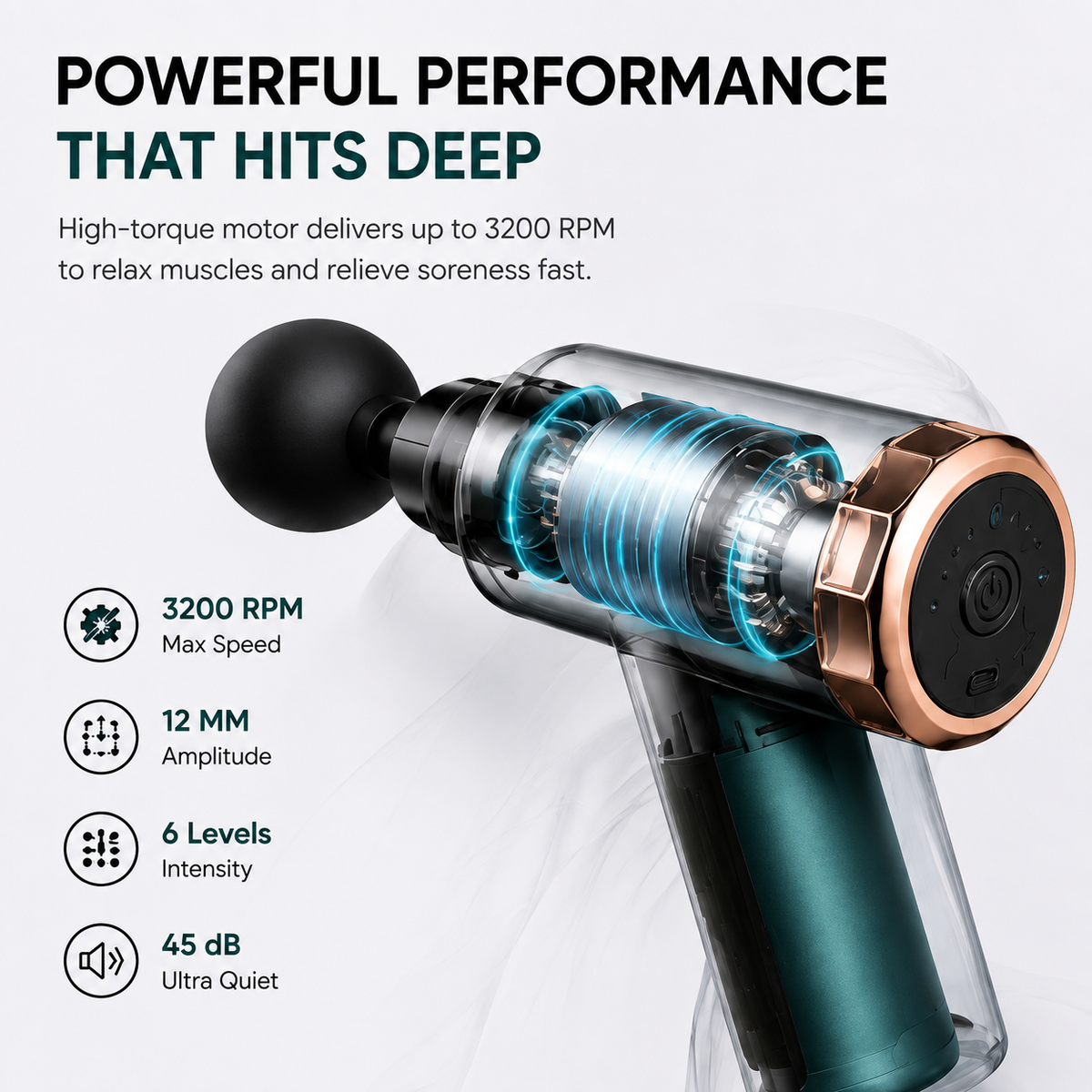 PulsePro™ Deep Tissue Massage Gun
