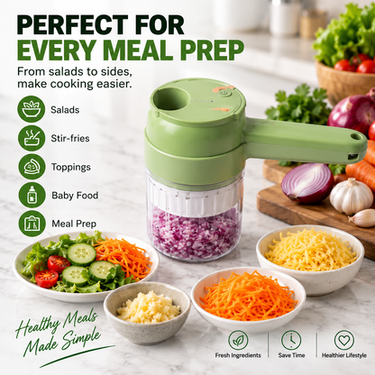 PrepGo™ – 4-in-1 Electric Food Prep Tool
