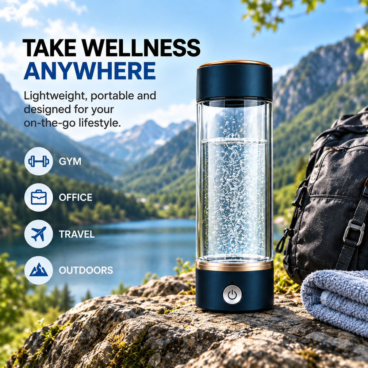 HydroZen™ – Portable Hydrogen Water Generator
