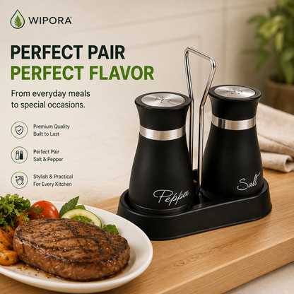 2 Pack Salt and Pepper Shakers Kitchen