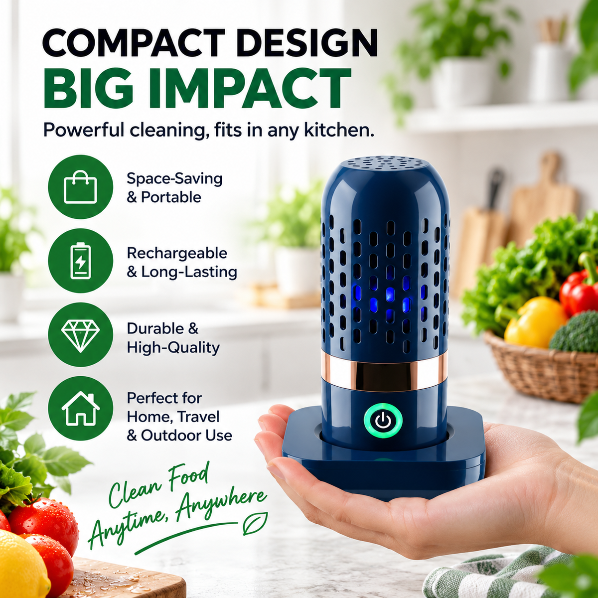 PurePod™ – Smart Fruit & Veggie Purifier