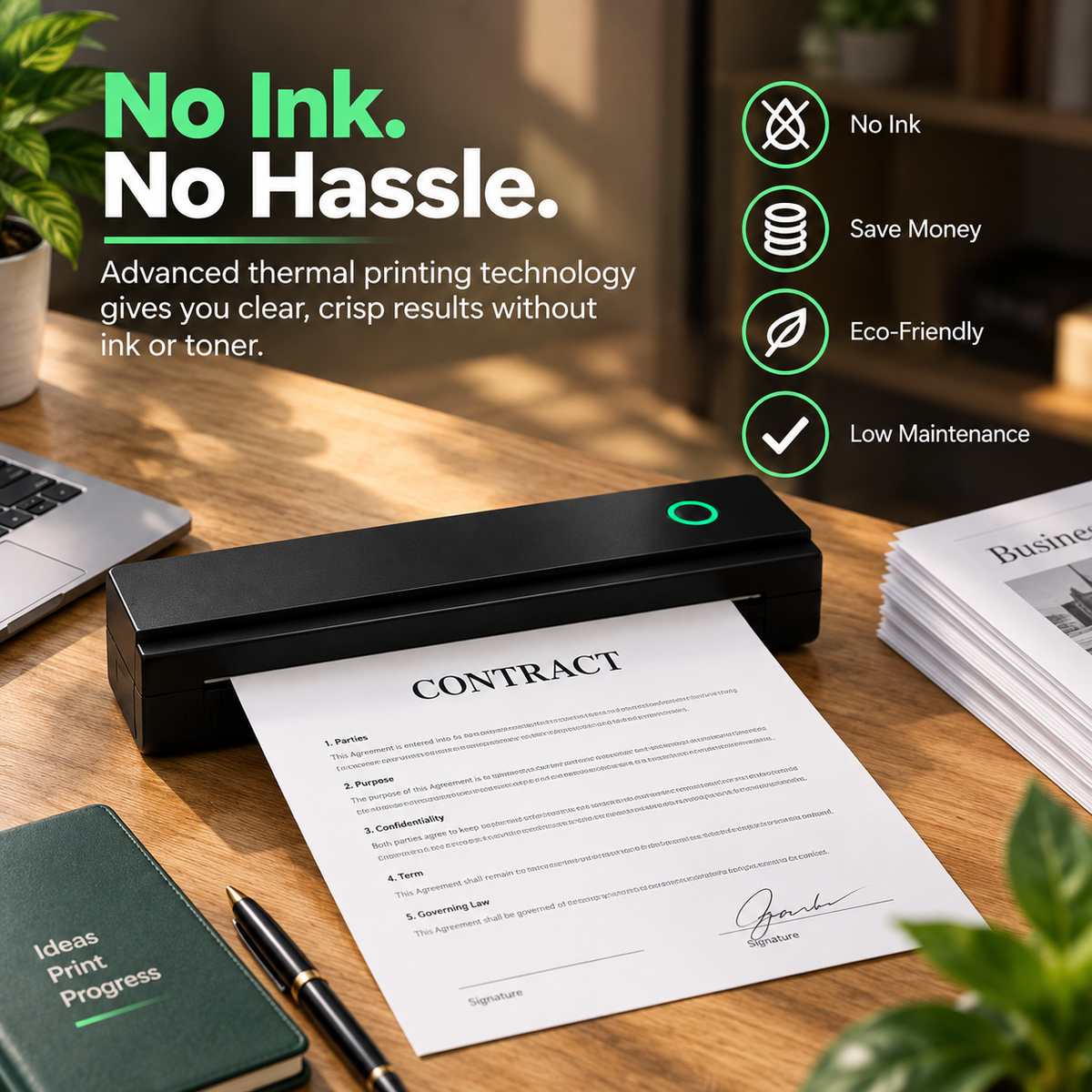 PrintGo™  Portable Inkless Wireless Printer