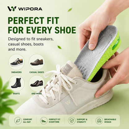 Comfortable cushioned insoles that increase height walk effortlessly and in style!