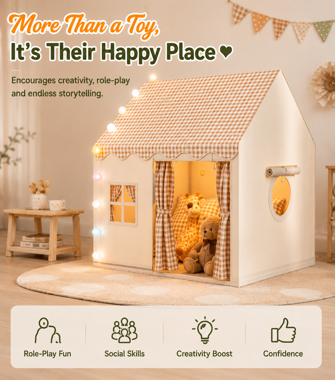 Children's Indoor Tent Princess Castle Small House
