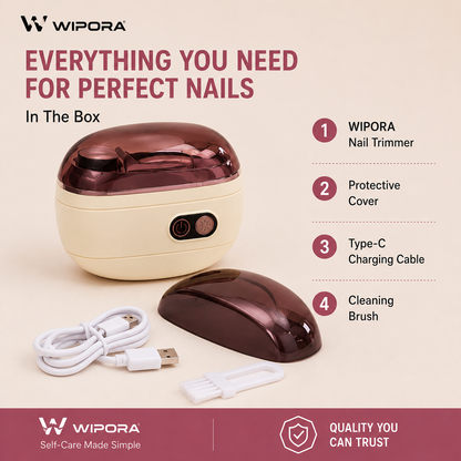 NailEase Automatic Nail Trimmer & Polisher – Safe Electric Nail Care for All Ages