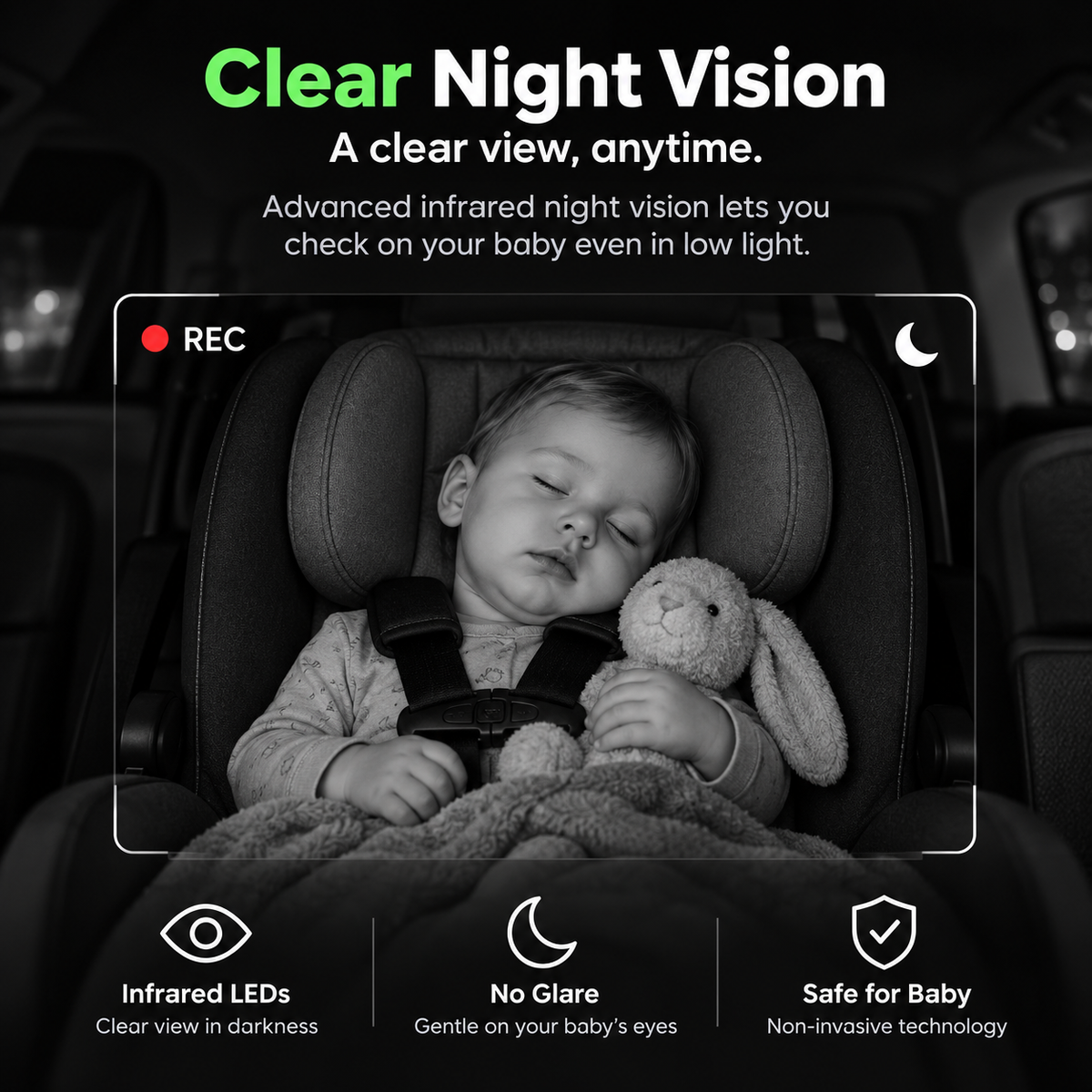 BabyRide™ – Smart In-Car Baby Monitor