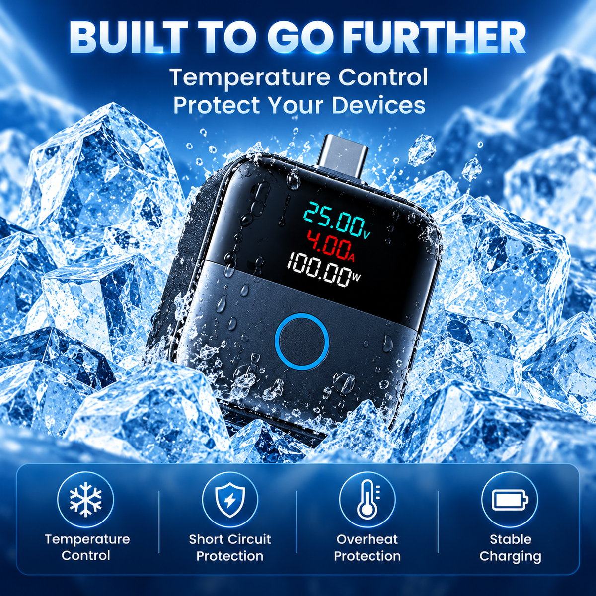 VoltPod™ – 140W Ultra-Fast Portable Power Bank
