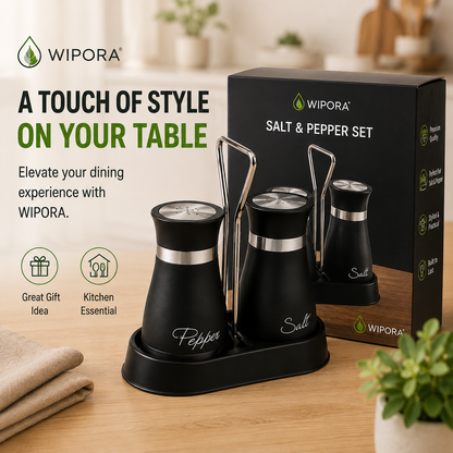 2 Pack Salt and Pepper Shakers Kitchen