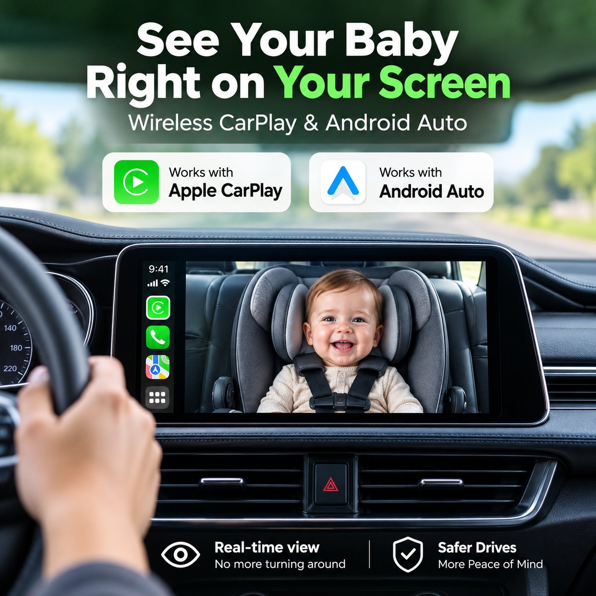 BabyRide™ – Smart In-Car Baby Monitor