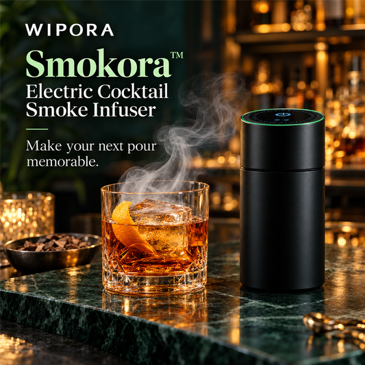 Smokora™ – Electric Cocktail & Whiskey Smoke Infuser