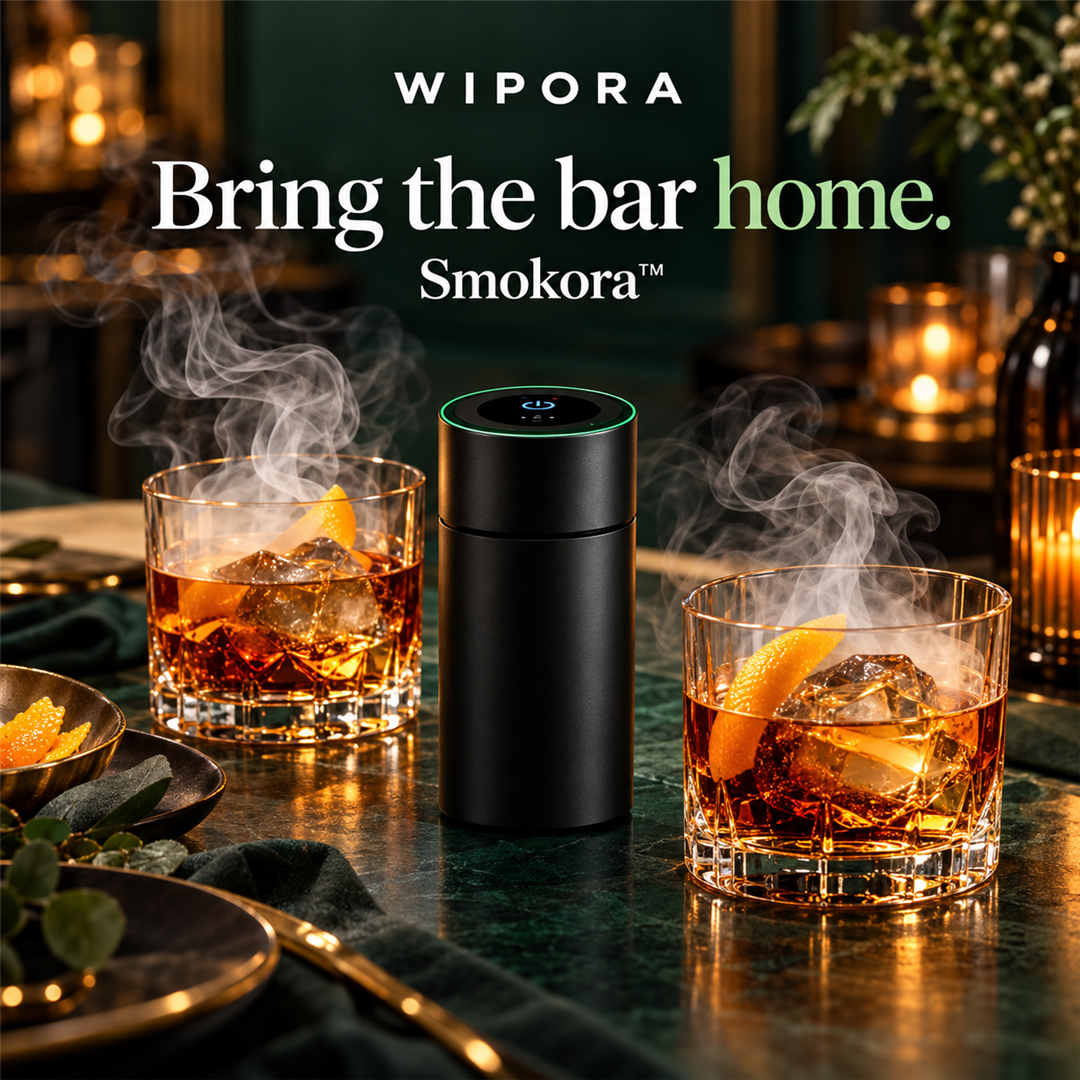 Smokora™ – Electric Cocktail & Whiskey Smoke Infuser