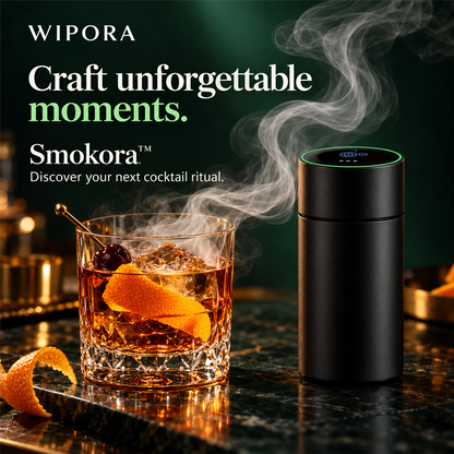 Smokora™ – Electric Cocktail & Whiskey Smoke Infuser